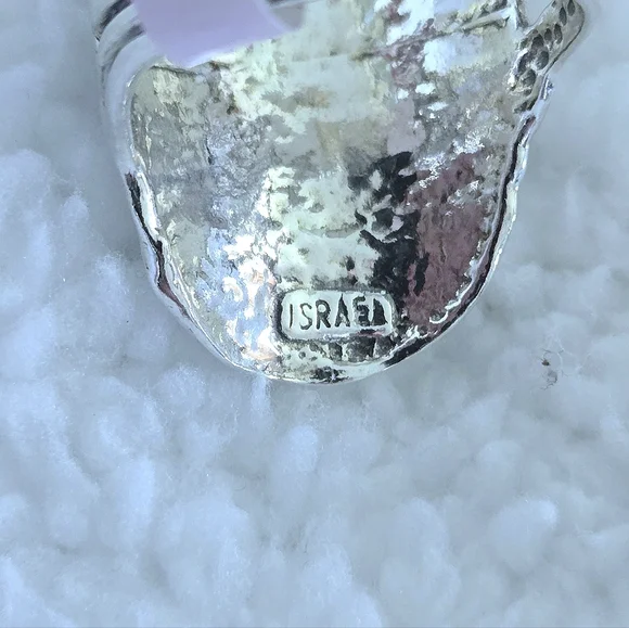 Noa Zuman Sterling Silver🤍 Embossed Bird🐦 Ring💍 - Picture 9 of 16